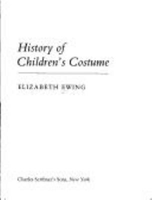History of children's costume