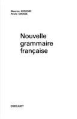 Nouvelle grammaire française