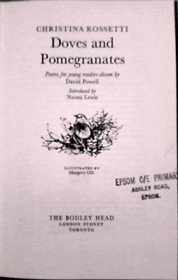 Doves and pomegranates : poems for young readers