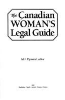 The Canadian woman's legal guide