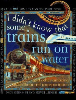 Some trains run on water