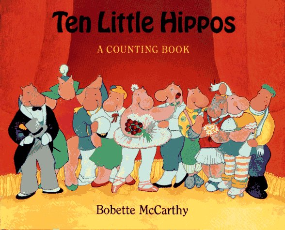 Ten little hippos