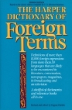 The Harper dictionary of foreign terms : based on the original edition by C.O. Sylvester Mawson