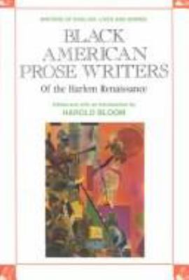 Black American prose writers of the Harlem rennaissance