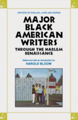 Major Black American writers through the Harlem Renaissance