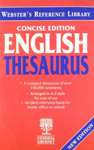 Webster's English thesaurus.