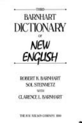 Third Barnhart dictionary of new English