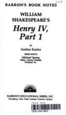 William Shakespeare's Henry IV, part 1 /