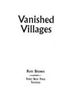 Vanished villages