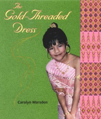 The gold-threaded dress