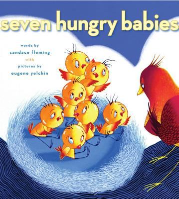 Seven hungry babies