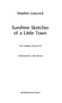 Sunshine sketches of a little town