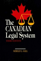 The Canadian legal system