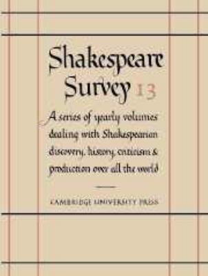 Shakespeare survey : an annual survey of Shakespearian study and production.