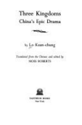 Three kingdoms : China's epic drama