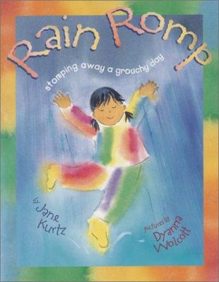 Rain romp : stomping away a grouchy day