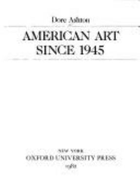 American art since 1945