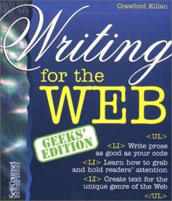 Writing for the web : geeks' edition