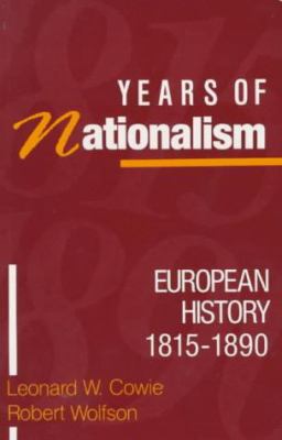Years of nationalism : European history 1815-1890