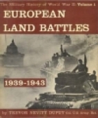 European land battles, 1939-1943.