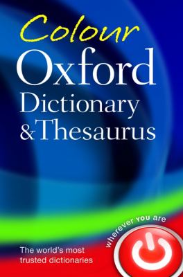 Colour Oxford dictionary and thesaurus