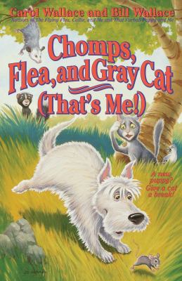 Chomps, Flea, and Gray Cat (that's me!)