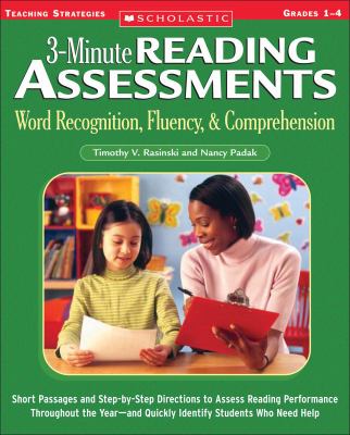 3-Minute reading assessments. : word recognition, fluency & comprehension. Grades 1-4 :