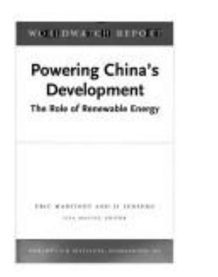 Powering China's development : the role of renewable energy