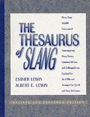 The thesaurus of slang