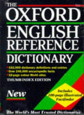 The Oxford English reference dictionary