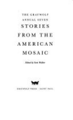 Stories from the American mosaic