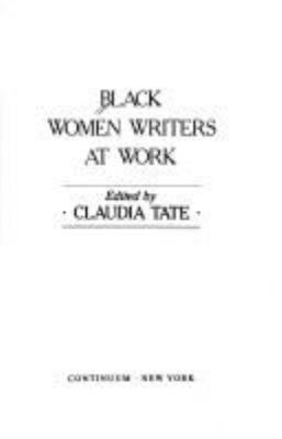 Black women writers at work