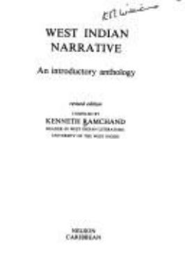 West Indian narrative : an introductory anthology