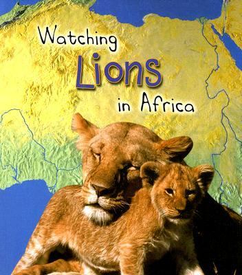Watching lions in Africa