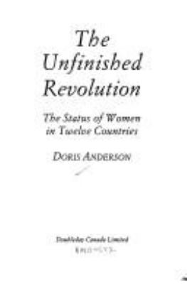 The unfinished revolution : the status of women in twelve countries