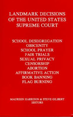 Landmark decisions of the United States Supreme Court