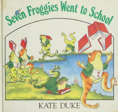 Seven froggies went to school