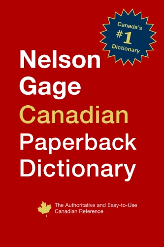 Nelson Gage Canadian paperback dictionary.