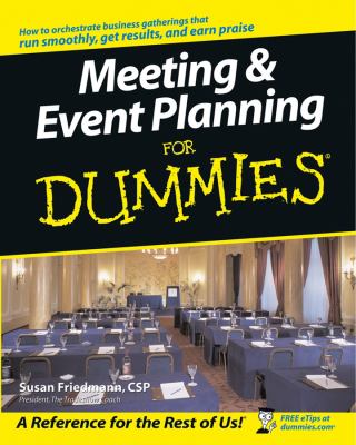 Meeting & event planning for dummies