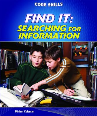 Find it : searching for information