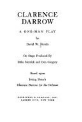 Clarence Darrow : a one-man play
