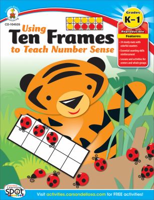 Using ten frames to teach number sense.