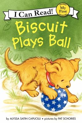 Biscuit plays ball