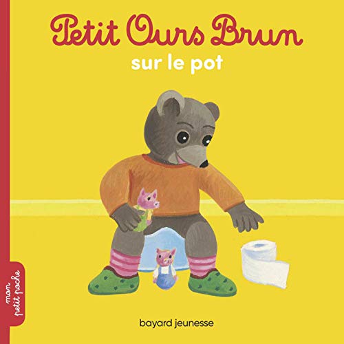 Petit Ours brun sur le pot