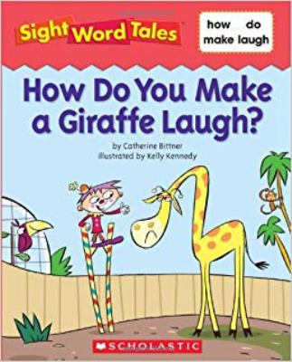 How do you make a giraffe laugh?
