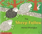 The sheep follow