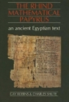 The Rhind mathematical papyrus : an ancient Egyptian text