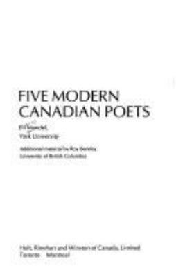 Five modern Canadian poets.