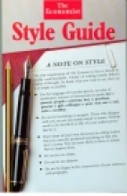 The Economist style guide.