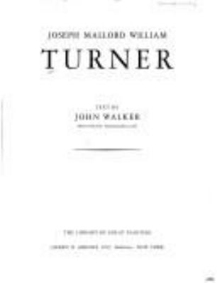 Joseph Mallord William Turner